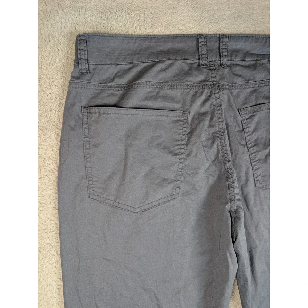 Mugsy Cadets Mens 32x30 Slim Fit Chino Pants Grey Blue Stretch Cotton K7PNNY